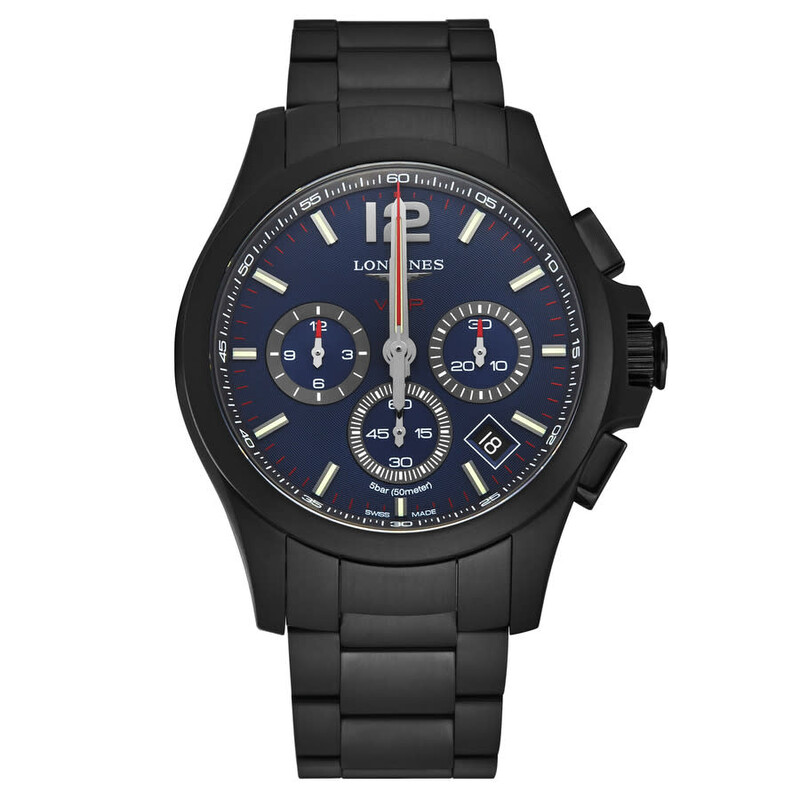 Longines Conquest V.H.P. Chronograph Blue Dial Men's Watch