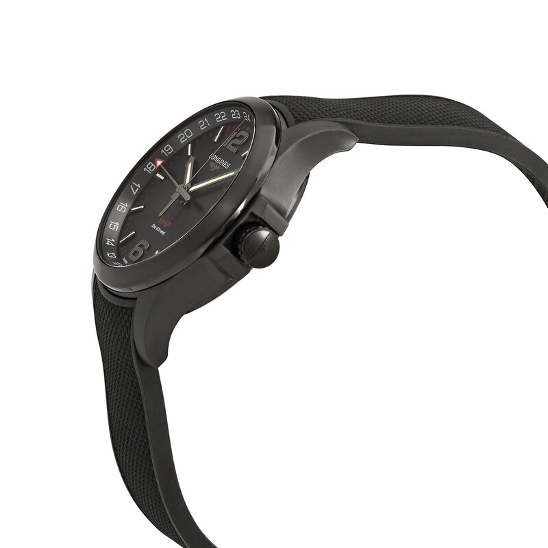 Longines Conquest V.H.P. GMT Quartz Black Dial Men's Watch L3