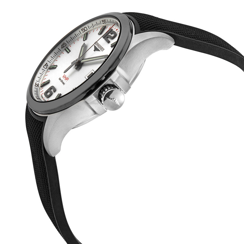 ［本日のみ大値下げ］LONGINES Conquest V.H.Pクォーツ腕時計 Longines Conquest V.H.P. Perpetual Quartz Silver Dial Men's Watch