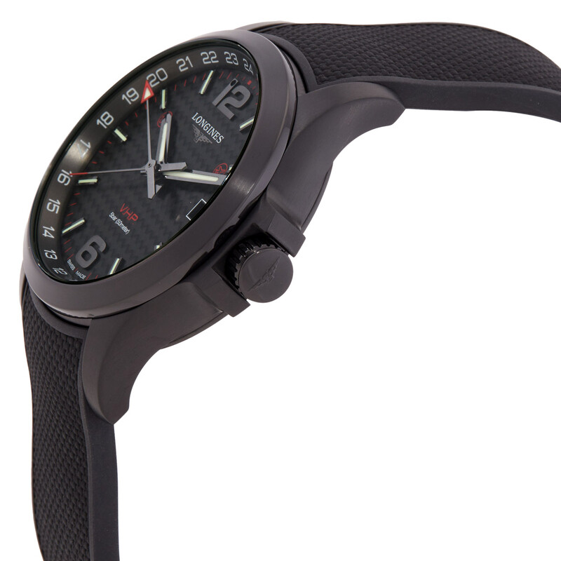 Longines Conquest V.H.P. Quartz Black Dial Men's Watch L37182669