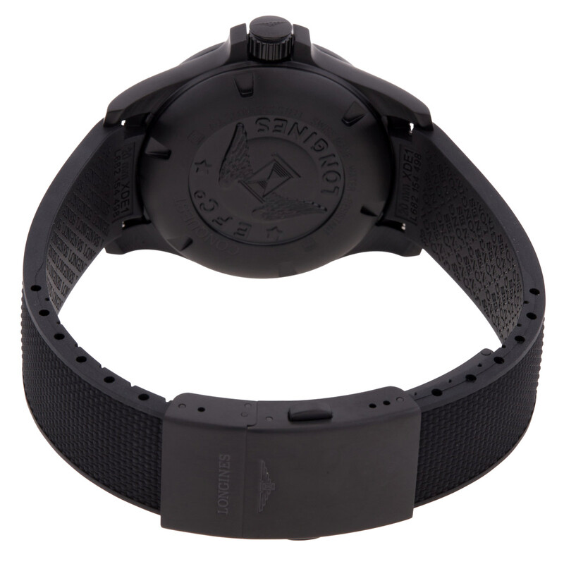 Longines Conquest V.H.P. Quartz Black Dial Men's Watch L37182669