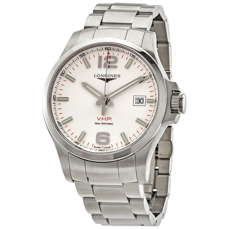 Longines Conquest V.H.P. Quartz Silver Dial Men's Watch L3.726.4