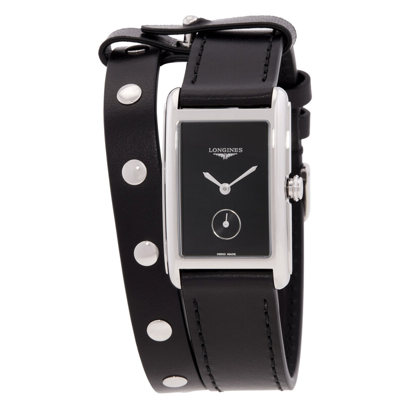 【VWZMA-5】V.A.I SEX & RELIGION Lサイズ 黒 Longines Dolcevita X YVY Quartz Black Dial Watch L5.512.4.59.2
