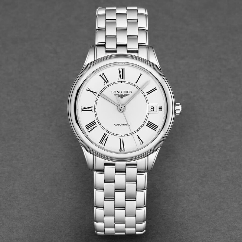 Longines Flagship Automatic Matte White Dial Unisex Watch L4.774.4