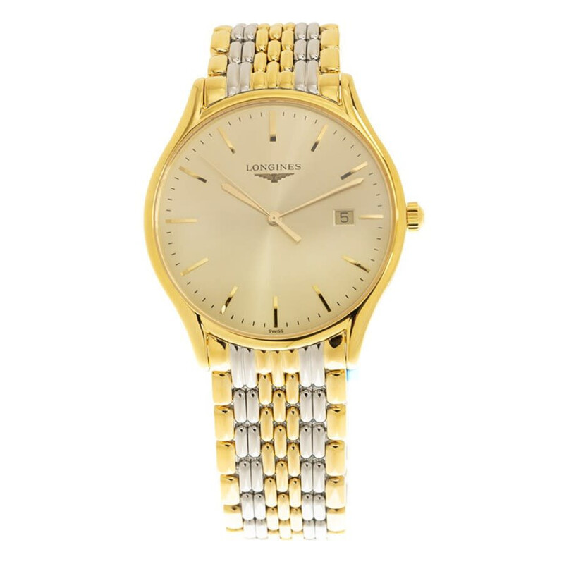 Longines Grande Classique Quartz Champagne Dial Men's Watch L4