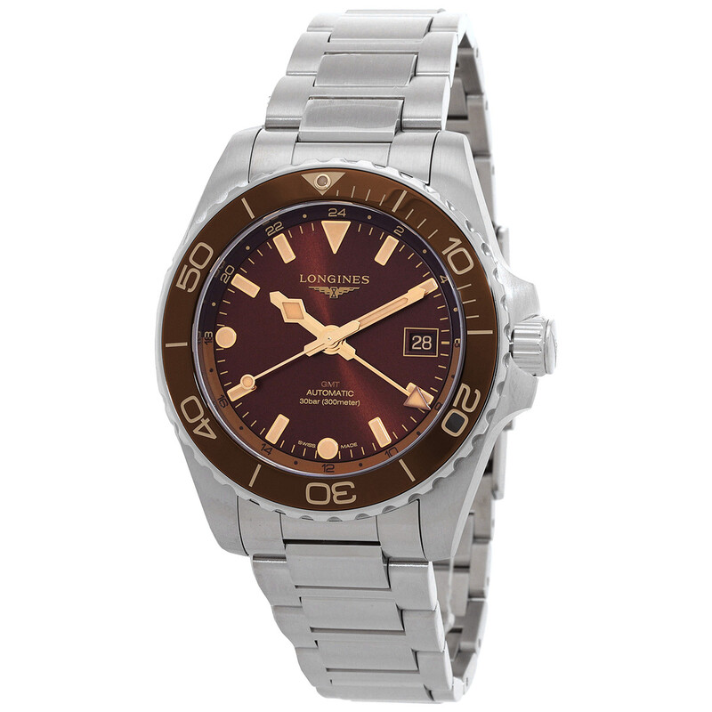 Longines Hydroconques Automatic Brown Dial Men's Watch L3.790.4