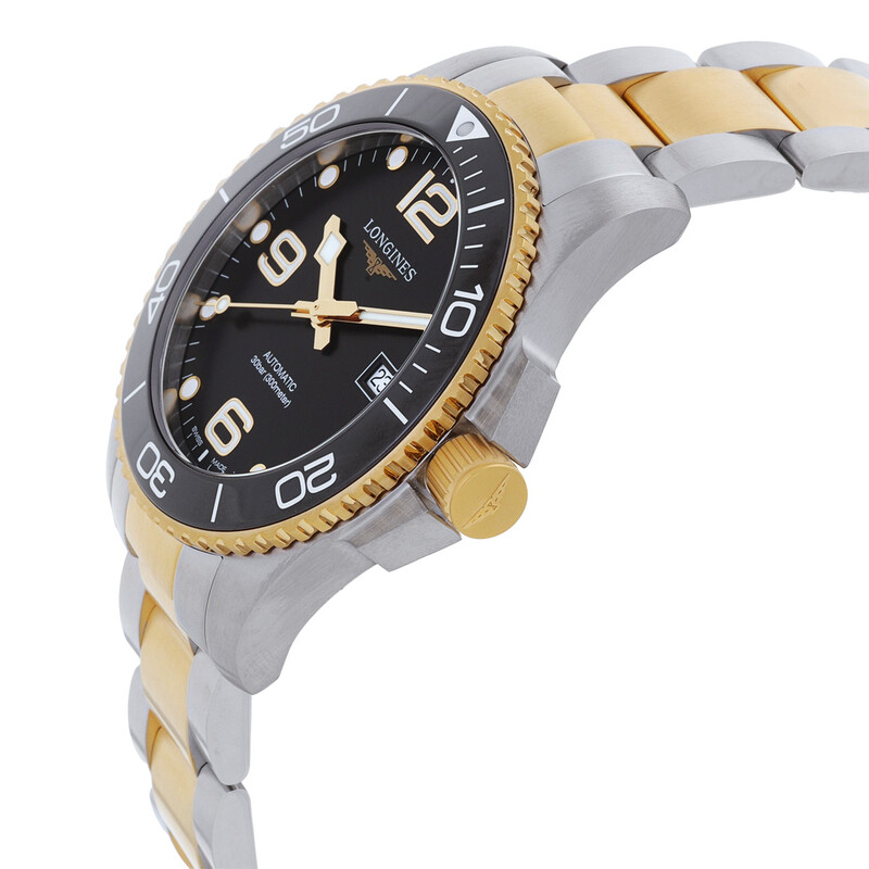 Longines HydroConquest Automatic Black Dial Men's Watch L37823567