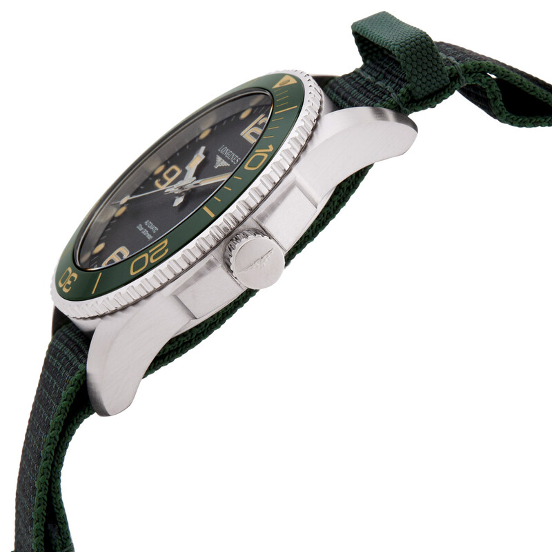 Longines Hydroconquest Automatic Grey Dial Men's Watch L3.781.4