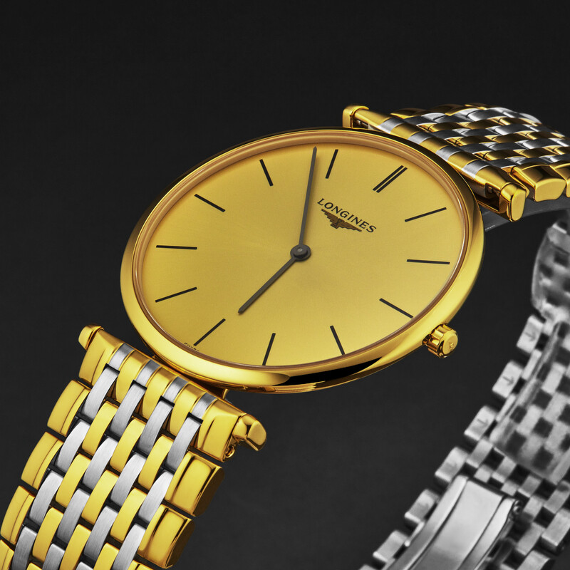 Longines La Grande Quartz Gold Dial Unisex Watch L4.755.2.32.7