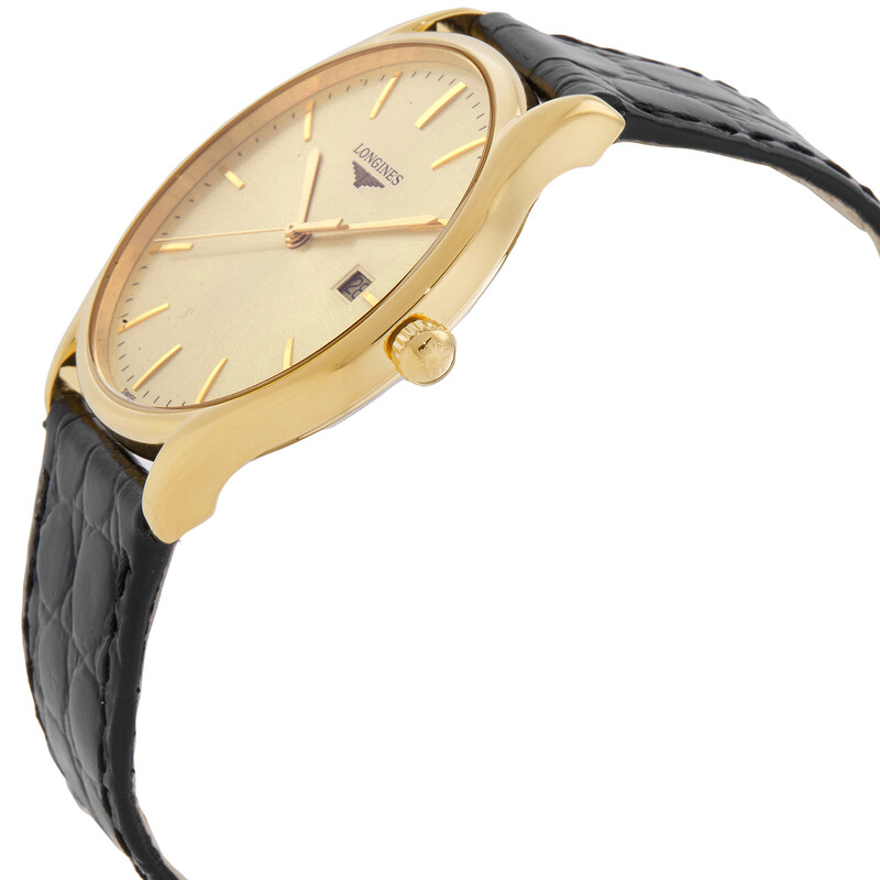Longines Lyre Quartz Champagne Dial Men's Watch L4.859.2.32.2