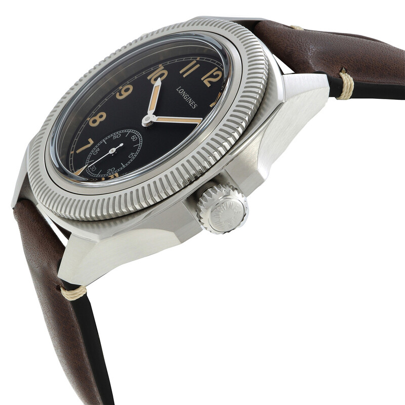 Longines Pilot Majetek Automatic Black Dial Men's Watch L2.838.4