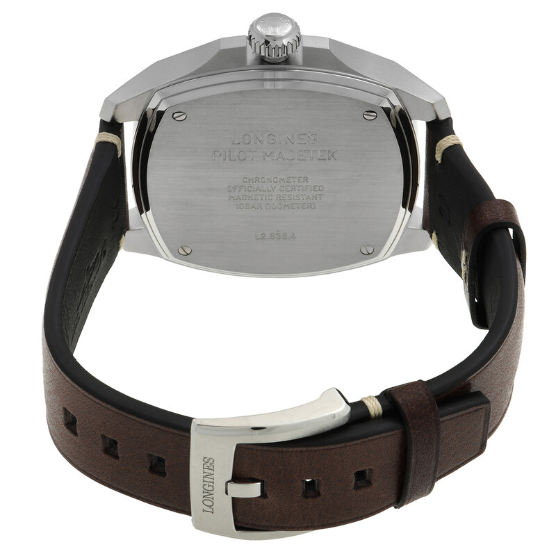 Longines Pilot Majetek Automatic Black Dial Men's Watch L2.838.4