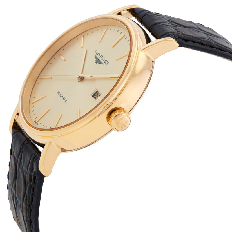 Longines Presence Automatic Champagne Dial Watch L4.922.2.32.2