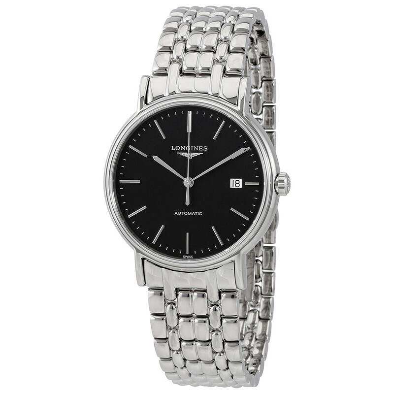 Longines Presence Automatic Black Dial Men's Watch L49214526