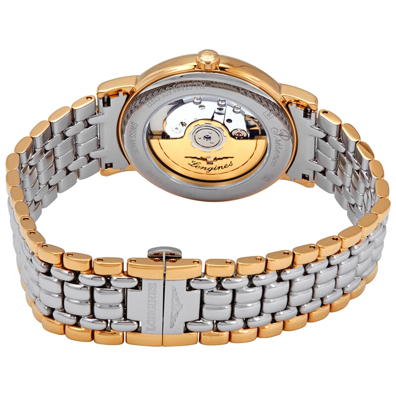 Longines Presence Champagne Dial Men's Two Tone Watch L49212327 L4