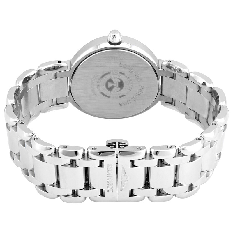 luna Longines Prima Luna Quartz Diamond White Dial Unisex Watch L8