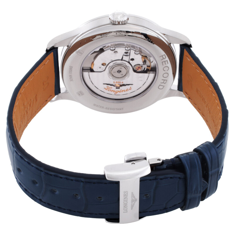 Longines Record Automatic Chronometer Blue Dial Men's Watch L2