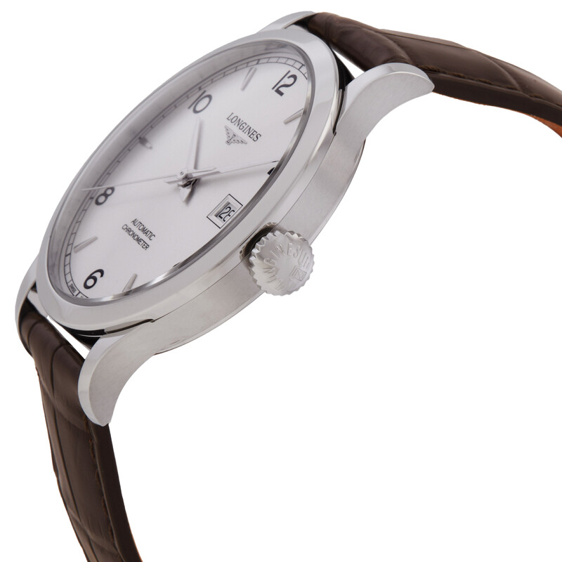 Longines Record Automatic Silver Dial Men's Watch L2.821.4.76.2