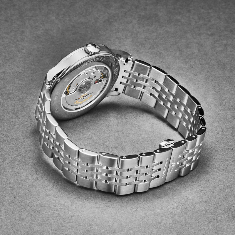 Longines Record Automatic Silver Dial Watch L28204766 L2.820.4