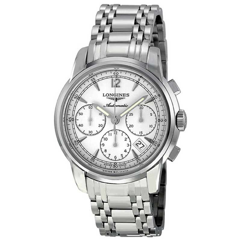 Longines Saint-Imier Automatic Chronograph White Dial Men's Watch