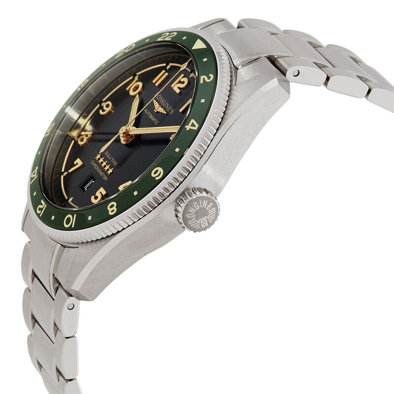 Longines Spirit Zulu Time Automatic Grey Dial Men's Watch L3.812.4