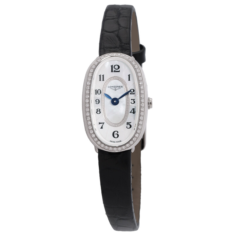 Longines Symphonette Quartz Diamond Silver Dial Ladies Watch L2