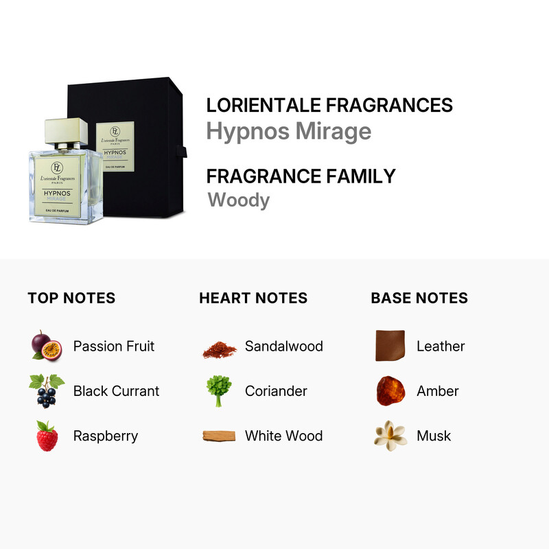 DREAM PRINCE エムブラン エッセンス 35ml Lorientale Fragrances Men's Hypnos Mirage EDP Spray 3.4 oz