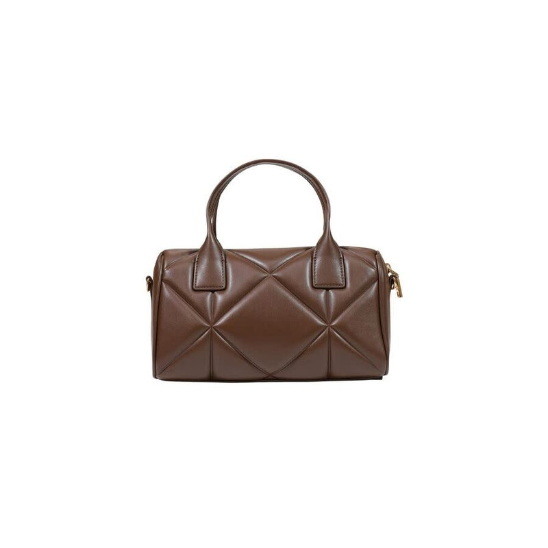 ⭐︎モコ⭐︎ Love Moschino Quilted Polyurethane Shoulder Bag — Brown LOMO