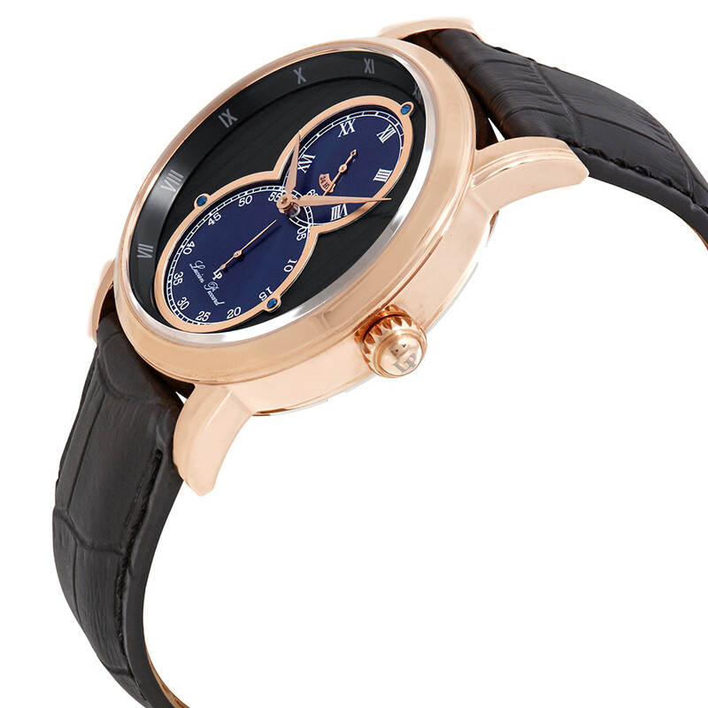 Lucien Piccard Infinity Dual Time Black Dial Men's Watch LP-40044 Lucien Piccard Infinity Dual Time Black Dial Men's Watch LP-40044