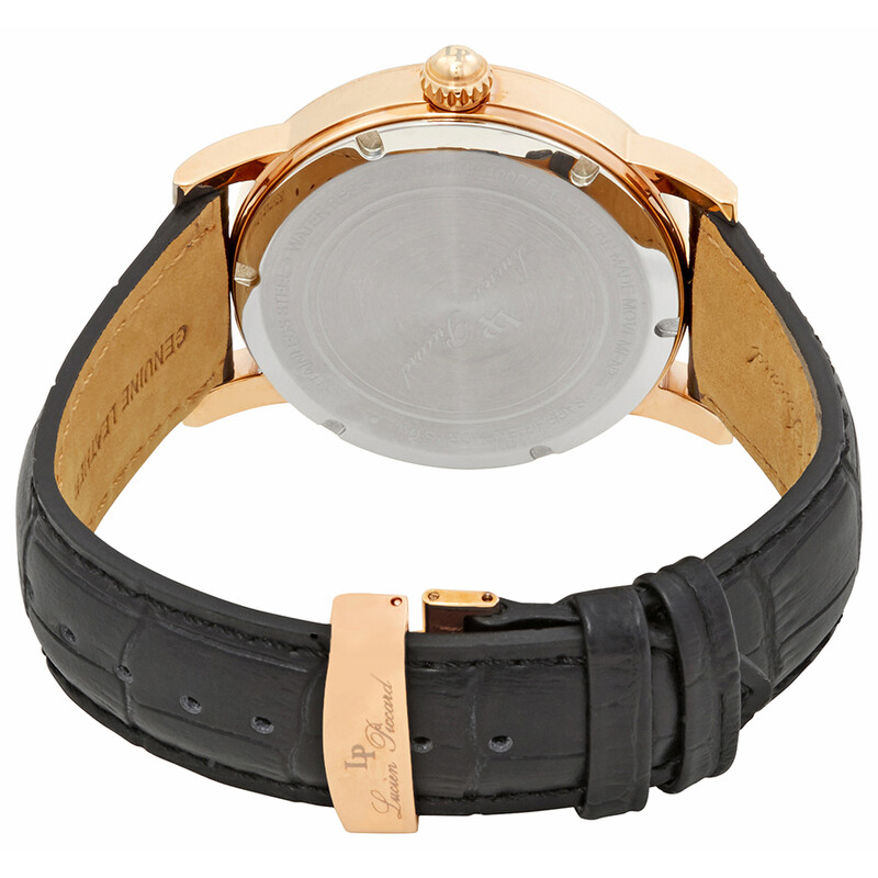 Lucien Piccard Infinity Dual Time Black Dial Men's Watch LP-40044