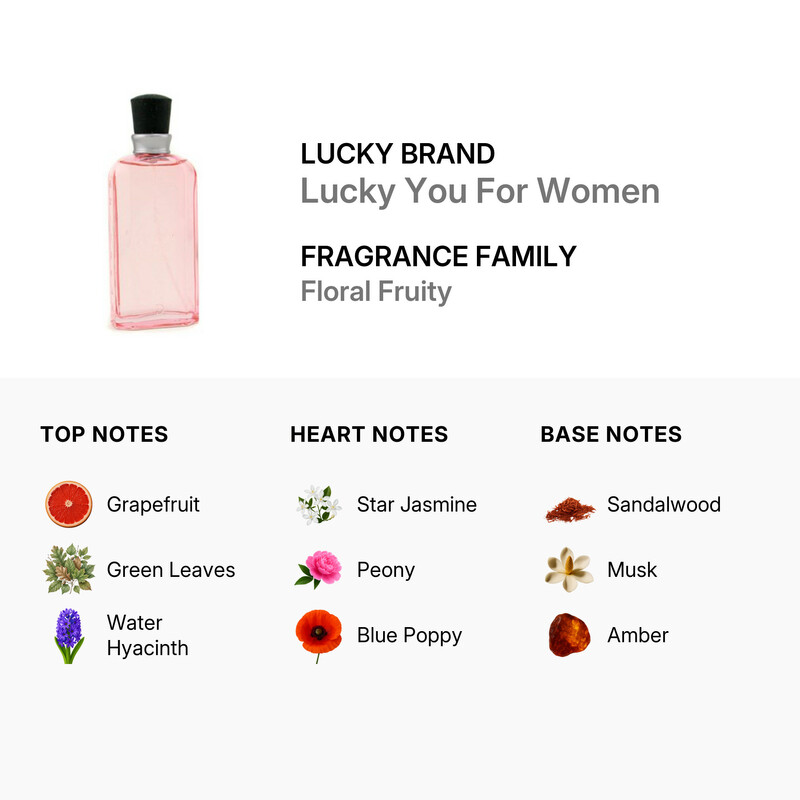 Lucky Brand Lucky You For Women / Lucky Brand EDT Spray 3.4 oz (w