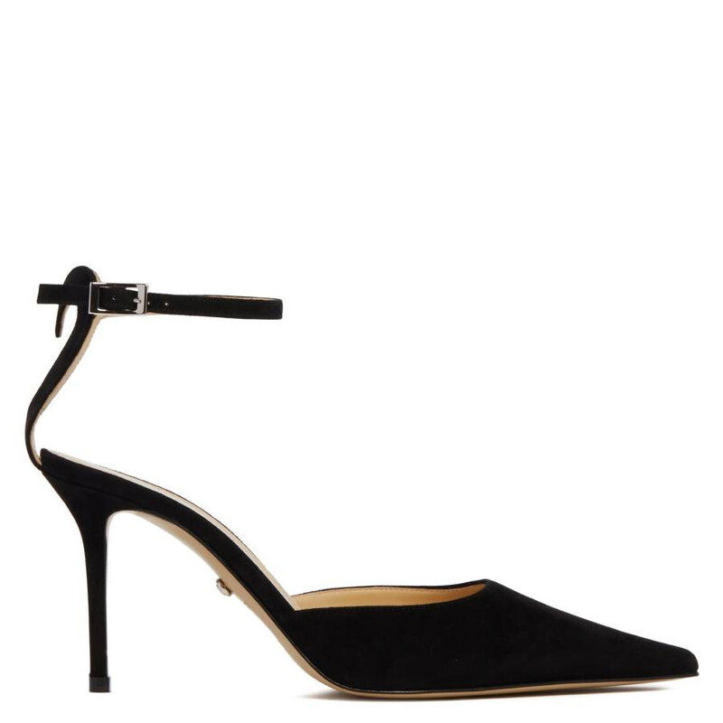 Mach & Mach Heart Detail Pointed-Toe Suede Pumps, Brand Size 38
