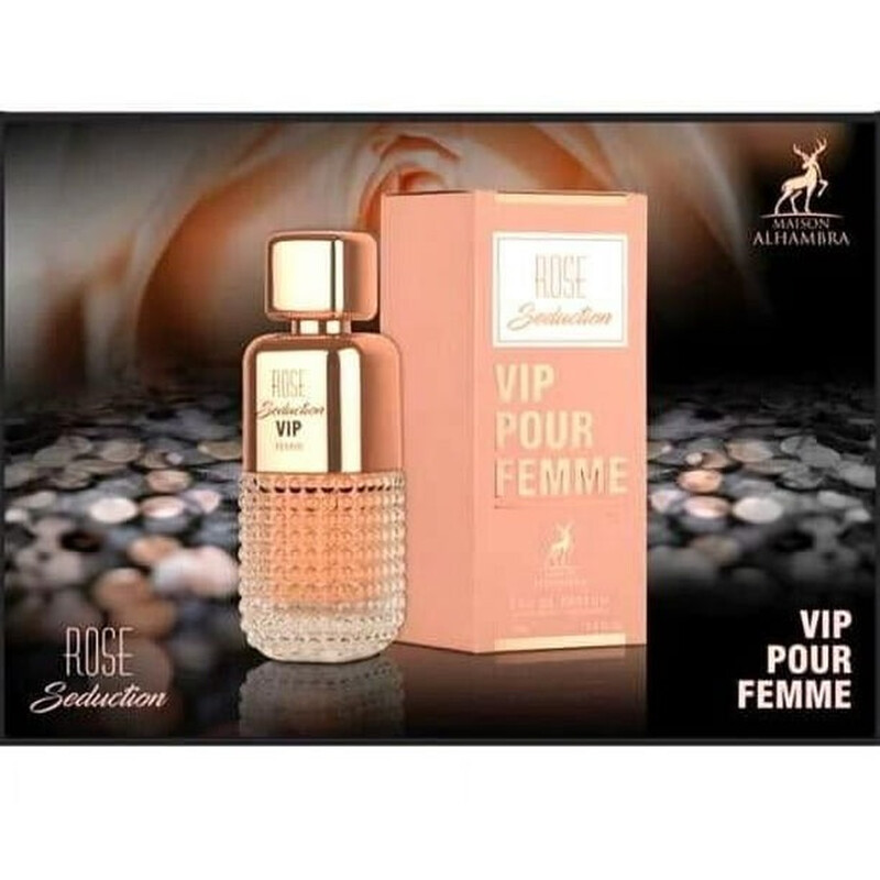 香水(女性用) ALHAMBRA ROSE Seduction vip pour femme Maison Alhambra Ladies Rose Seduction Vip EDP Spray 3.4 oz
