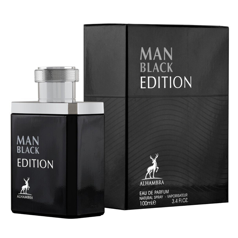 Maison Alhambra Men's Black Edition EDP Spray 3.4 oz Fragrances 6291108730201