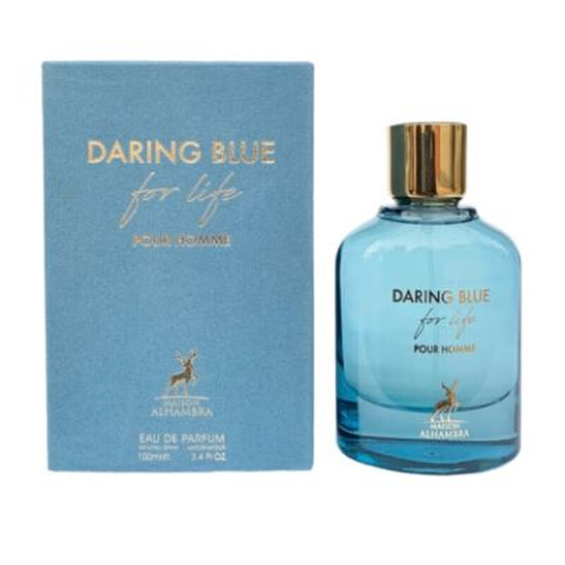 Maison Alhambra Men's Daring Blue For Life EDP Spray 3.4 oz