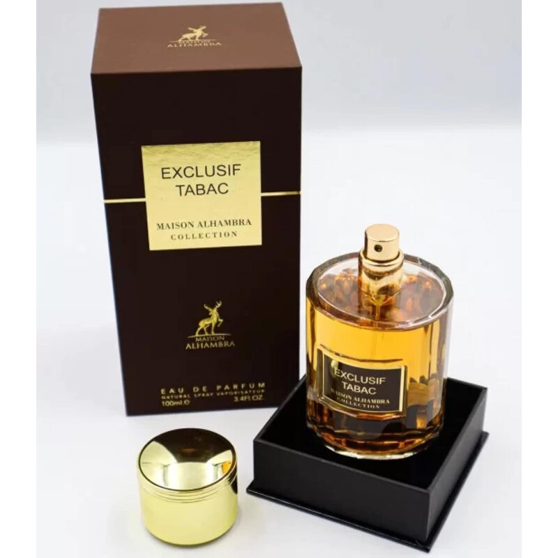 exclusif tobacco maison alhambra Maison Alhambra Men's Exclusif Tabac EDP 3.4 oz Fragrances 6291108735503