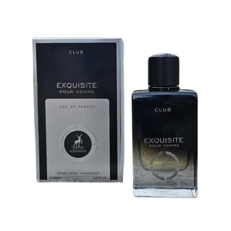 Maison Alhambra Men's Exquisite Club EDP Spray 3.4 oz Fragrances 6290362340836
