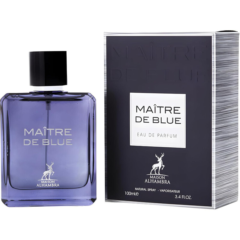 Maison Alhambra Men's Maitre De Blue EDP Spray 3.4 oz Fragrances 6291107459165