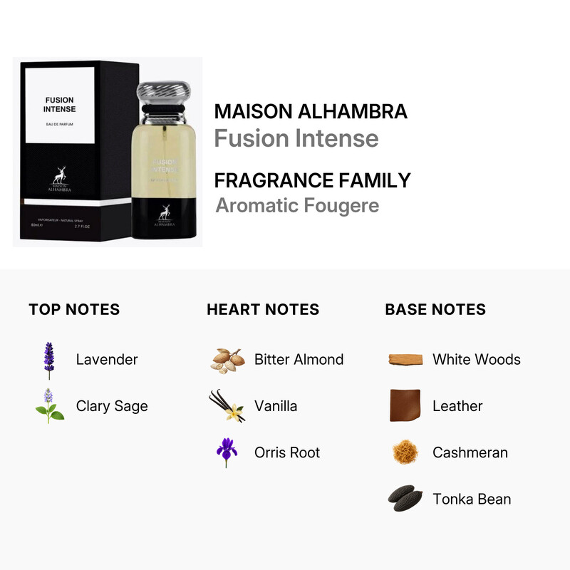 Maison Alhambra Unisex Fabulo Intense EDP Spray 2.7 oz Fragrances