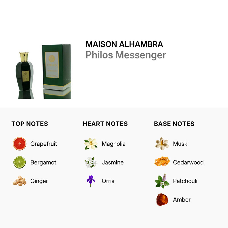 Maison Alhambra Unisex Philos Messenger EDP Spray 3.4 oz