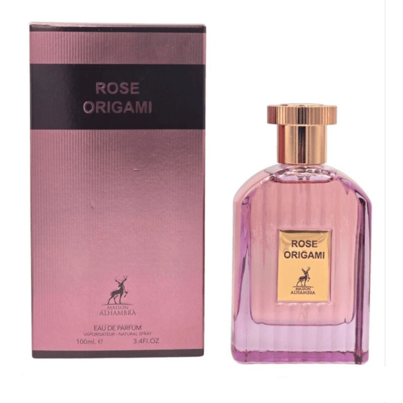 Maison Alhambra Unisex Rose Origami EDP Spray 3.4 oz Fragrances 6290362340928