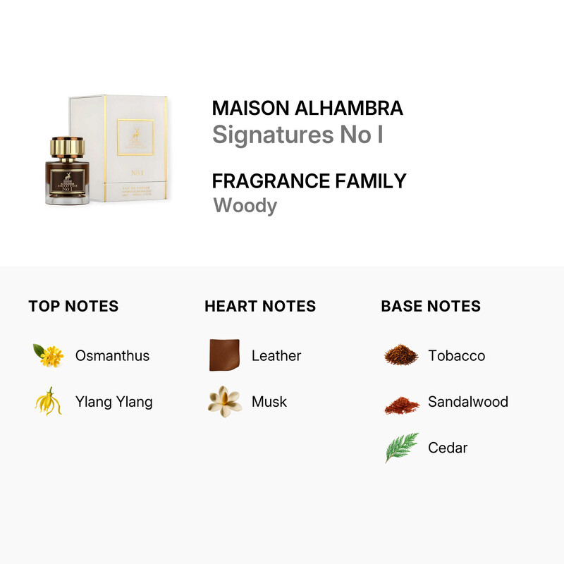 Maison Alhambra Unisex Signatures No I EDP Spray 1.7 oz Fragrances