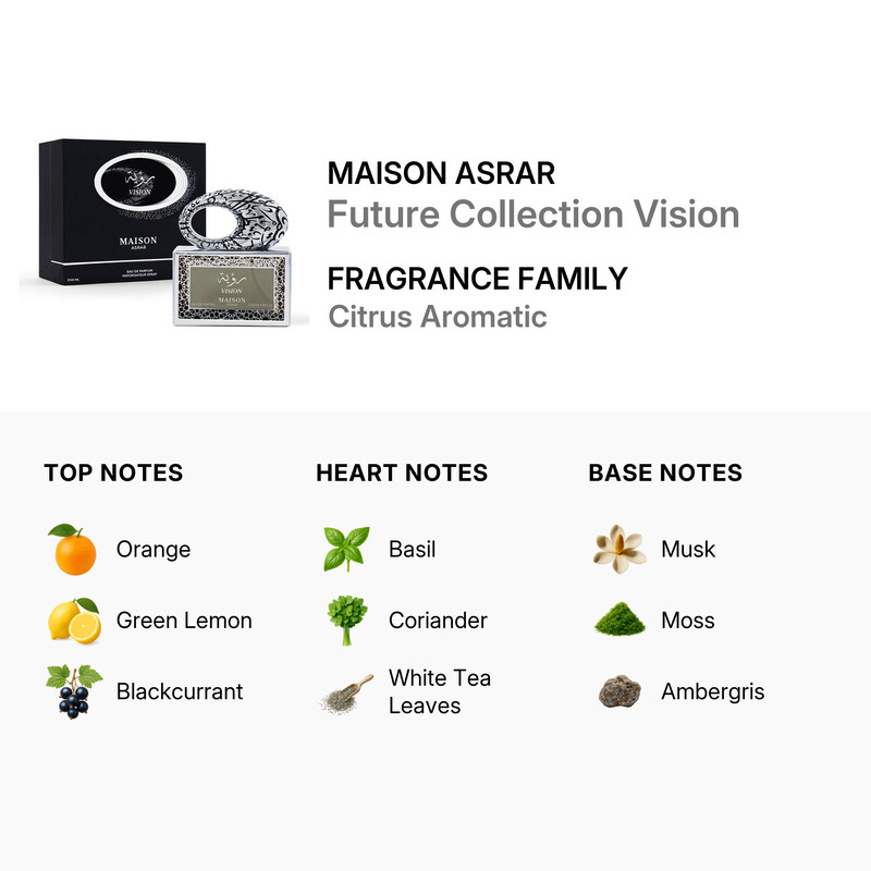 Maison Asrar Unisex Future Collection Vision EDP Spray 3.4 oz