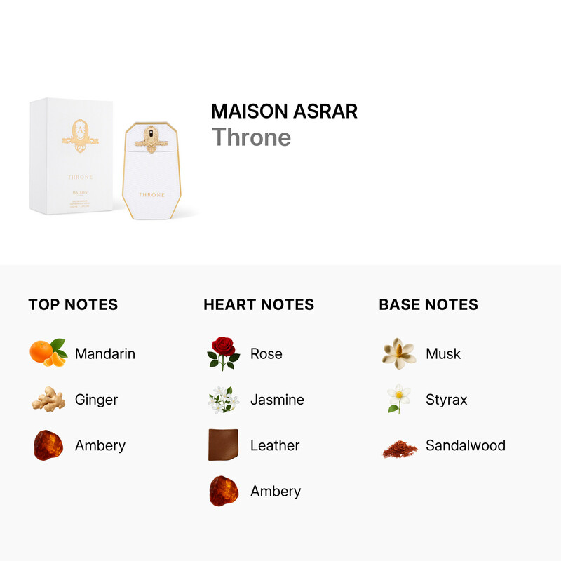 Maison Asrar Unisex Throne EDP Spray 3.4 oz Fragrances