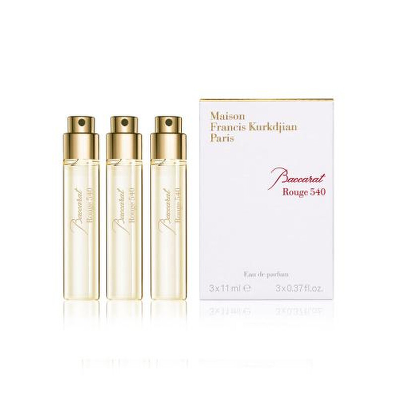 Maison Francis Kurkdjian Baccarat Rouge 540 3 Pcs Set: 3 X 0.37 oz Eau De Parfum Refill