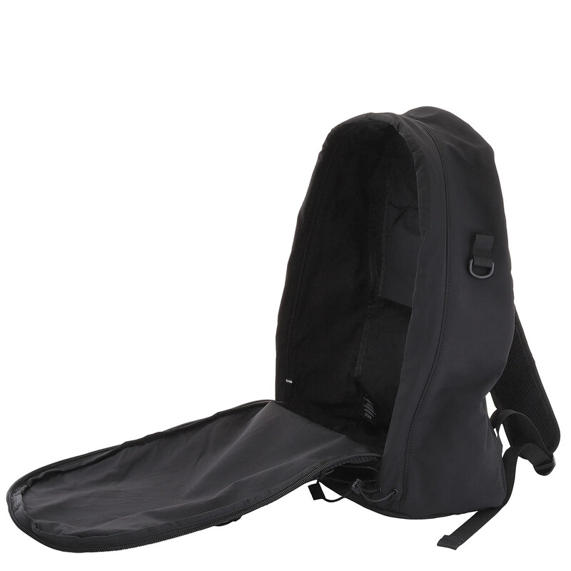 Maison Kitsuné Black Flash Fox Nylon Backpack NM05170WQ4034-BLACK