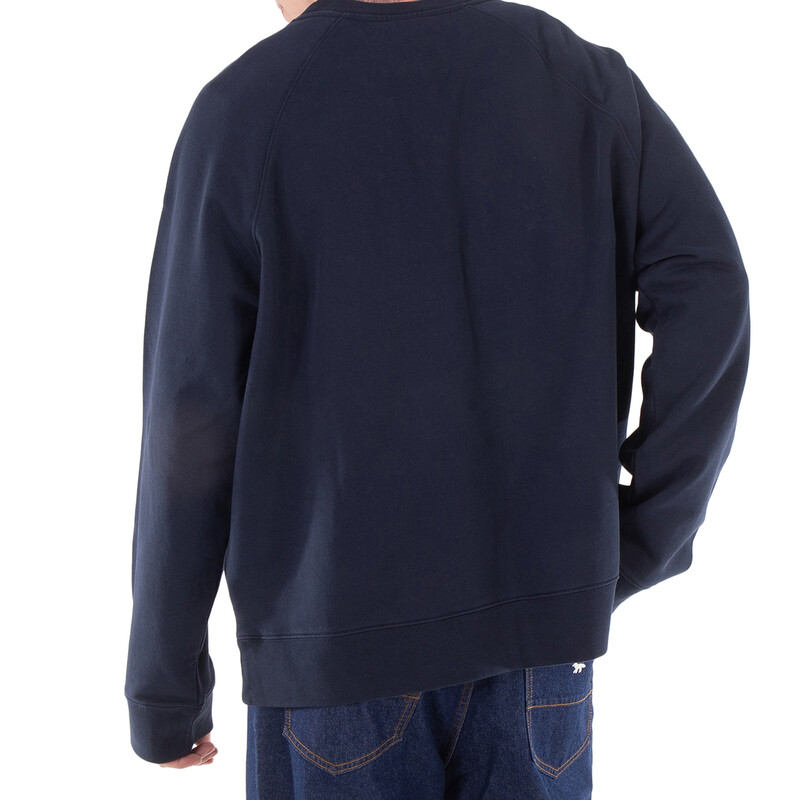 Maison Kitsuné Gradient Logo Oversized Sweatshirt, Size Medium
