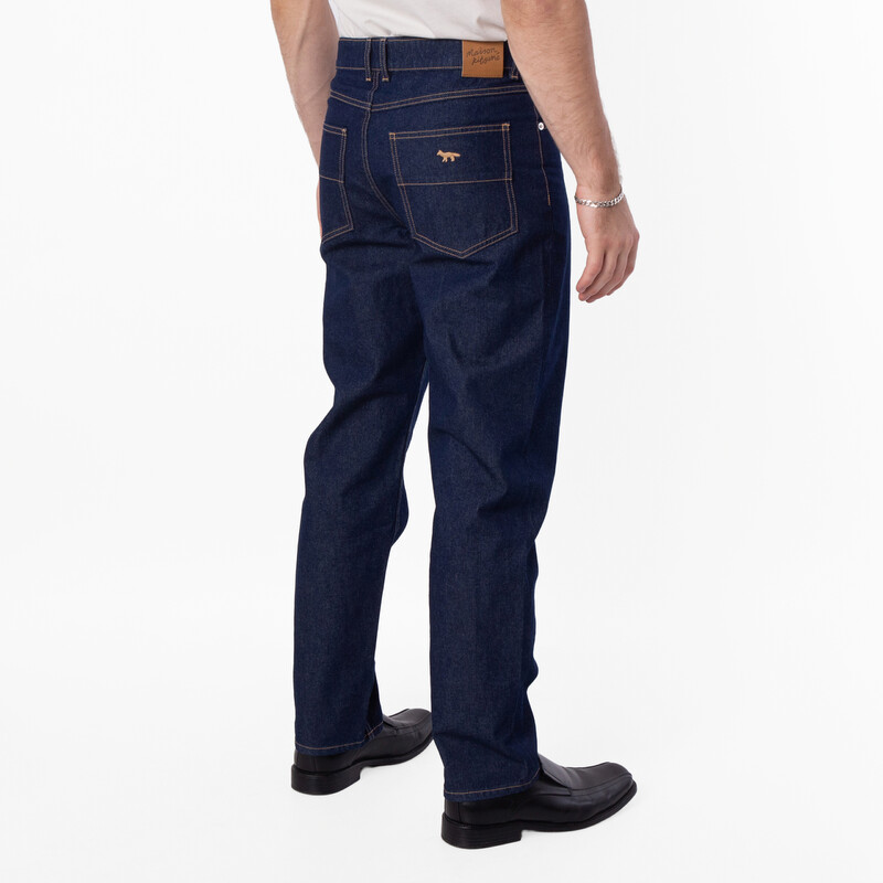 Maison Kitsuné Straight Cut Denim Jeans, Waist Size 30
