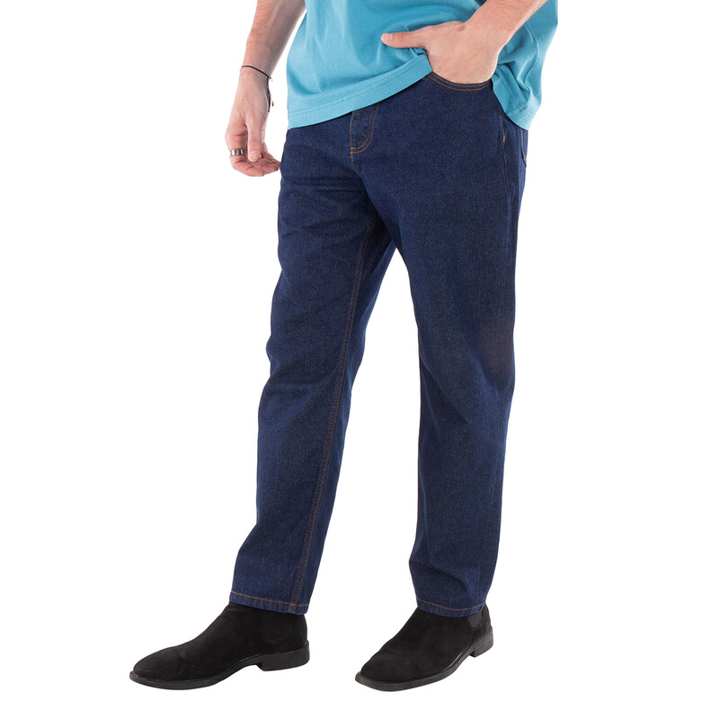 Maison Kitsuné ダークブルー ストレートデニム 31 Maison Kitsuné Straight-Leg Denim Jeans, Waist Size 33
