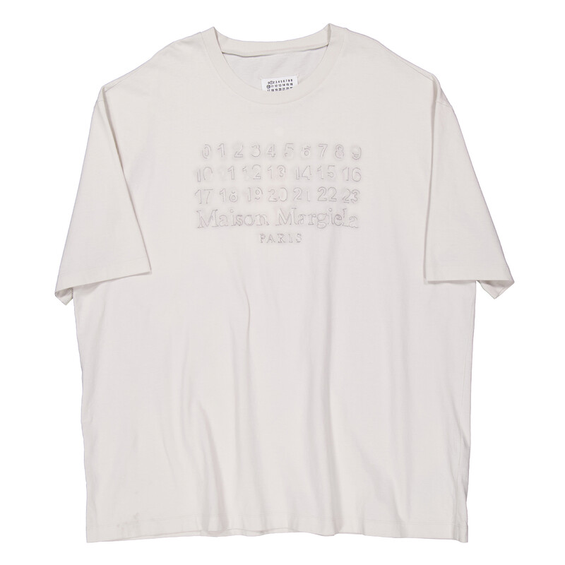 Maison Margiela Embroidered Logo T-Shirt, Size XX-Large